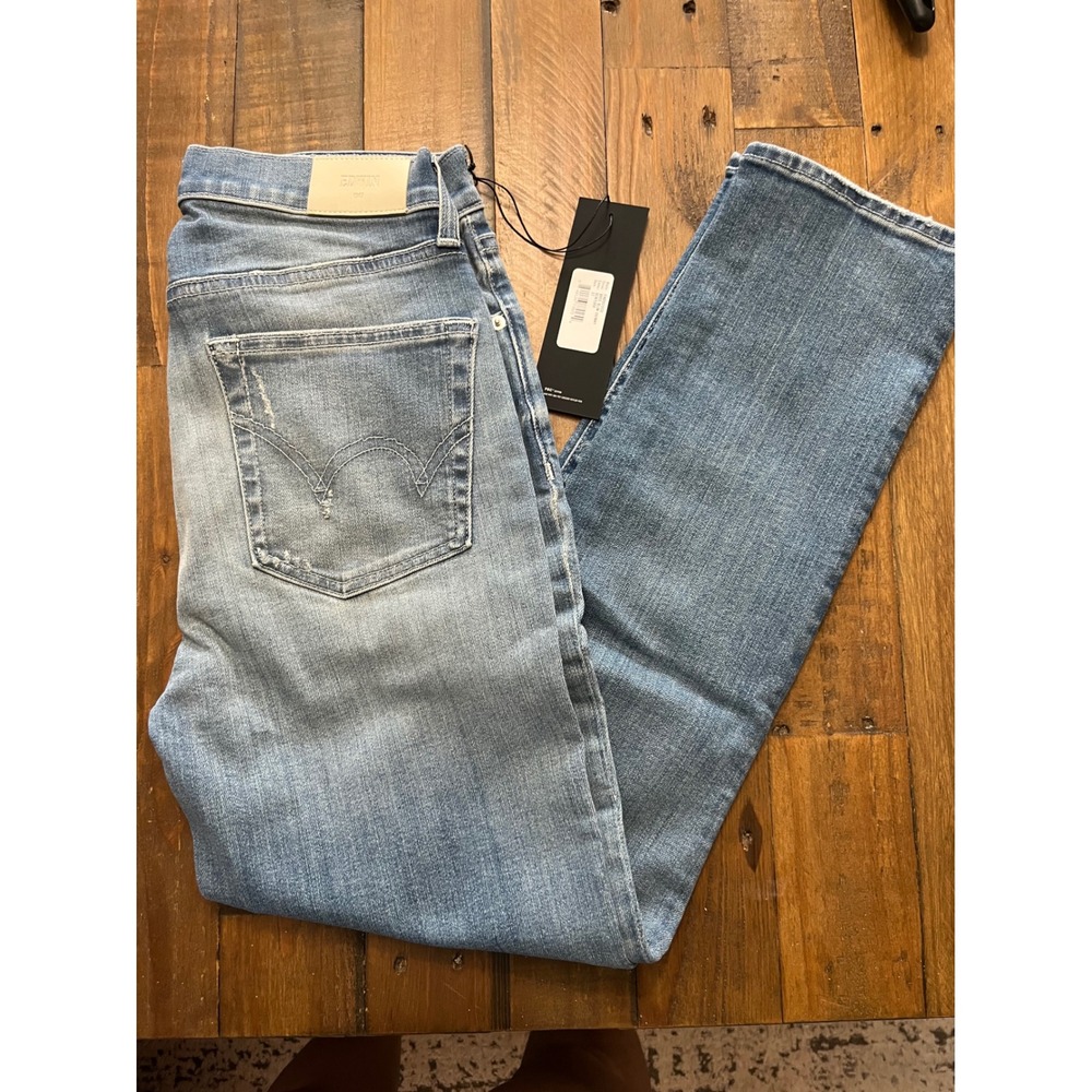 EDWIN Bree Slim Skinny Jeans Women 27 Blue Ventura NWT Distressed Streetwear